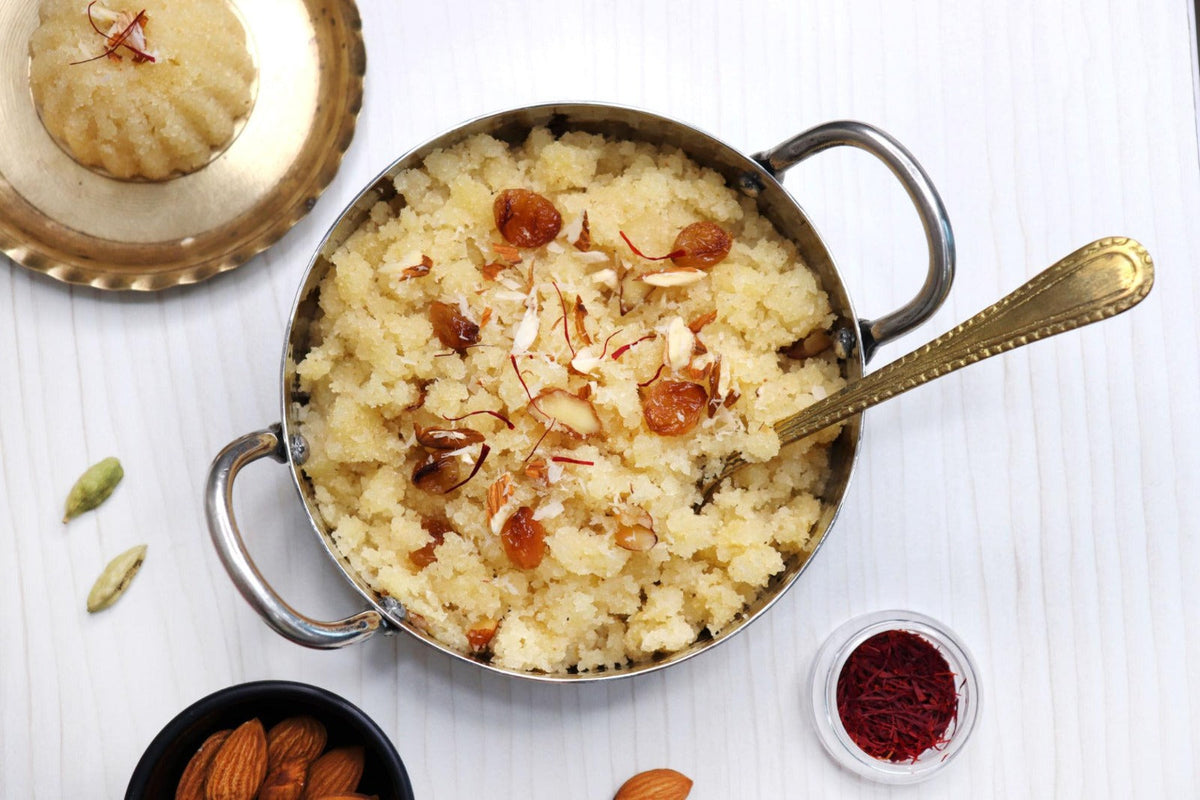 Desidhara A2 Ghee Rava Sheera (Traditional Sooji Halwa)
